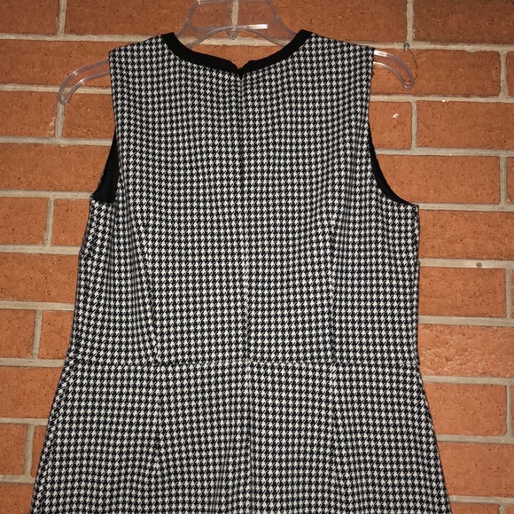 🖤TALBOTS🖤 TIPPED TIE NECK DRESS - HOUNDSTOOTH🖤 - Picture 8 of 9